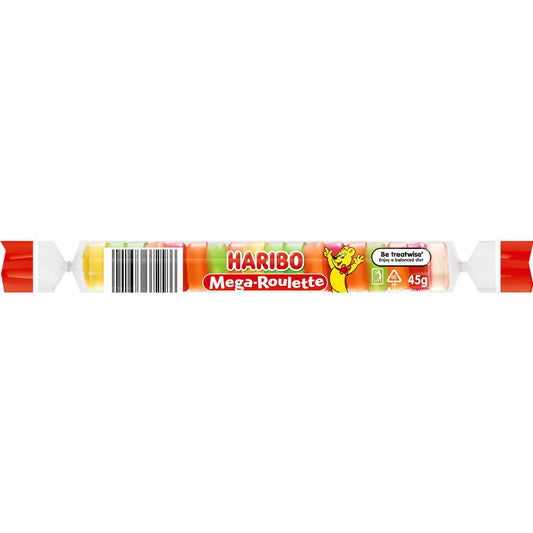 Mega Roulette Lollies | 45g | Haribo | YG-111650-MC-976967
