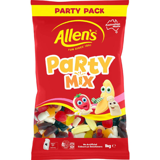 Party Mix Lollies Bulk Bag | 1kg | Allen's | YG-111622-MC-976850