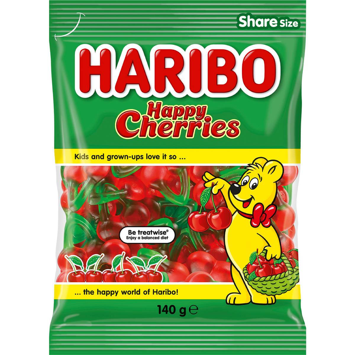 Happy Cherries | 140g | Haribo | YG-111673-MC-977070