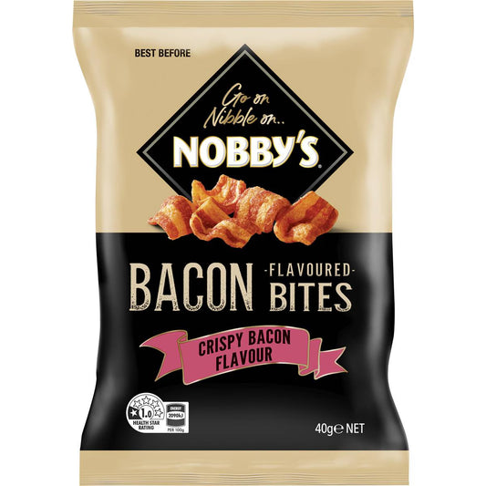 Crispy Bacon Bite Snacks | 40g | Nobby's | YG-112516-MC-976667