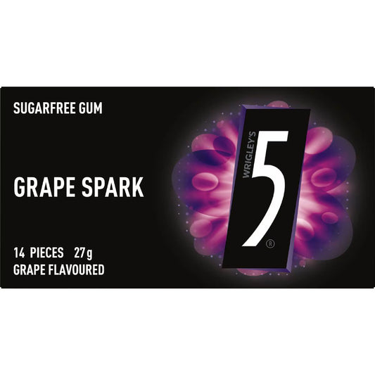 Grape Spark Sugar Free Chewing Gum | 27g | 5gum | YG-112550-MC-976862