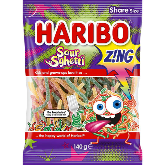Sour S'ghetti | 140g | Haribo | YG-111675-MC-977075
