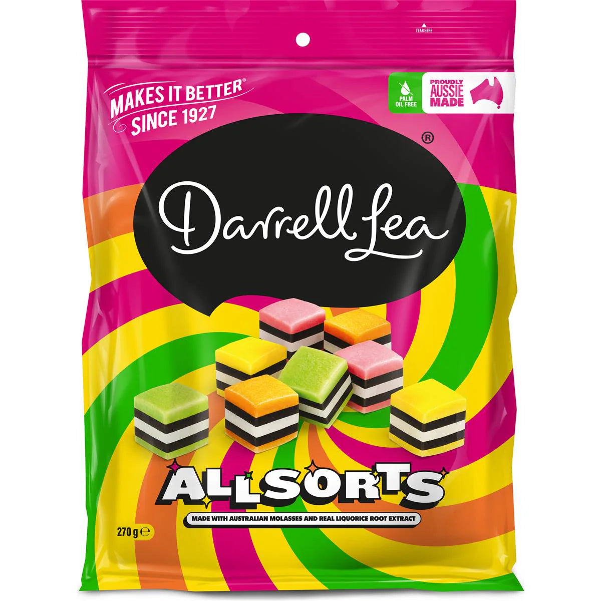 Allsorts Liquorice | 270g | Darrell Lea | YG-112597-MC-977086