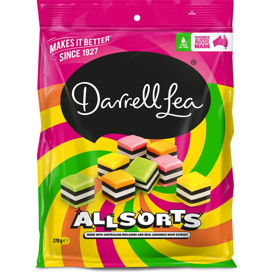 Allsorts Liquorice | 270g | Darrell Lea | YG-112597-MC-977086