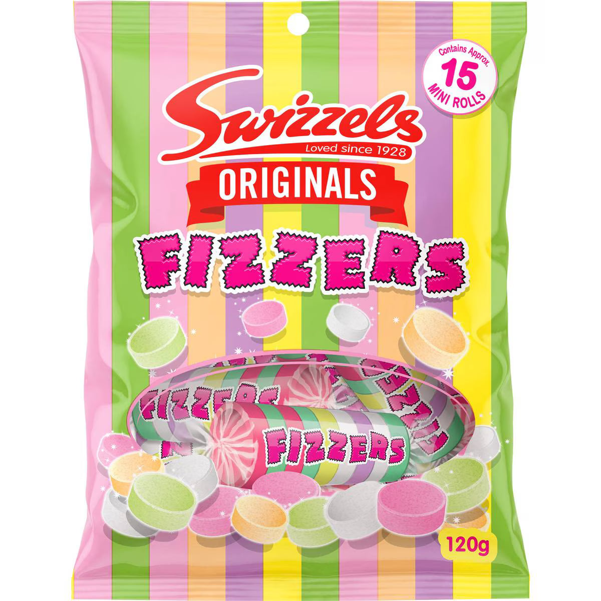 Originals Fizzers | 120g | Swizzels | YG-111659-MC-976998