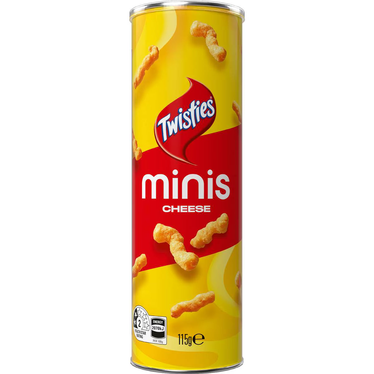 Minis Cheese Flavoured Snacks | 115g | Twisties | YG-112535-MC-976798