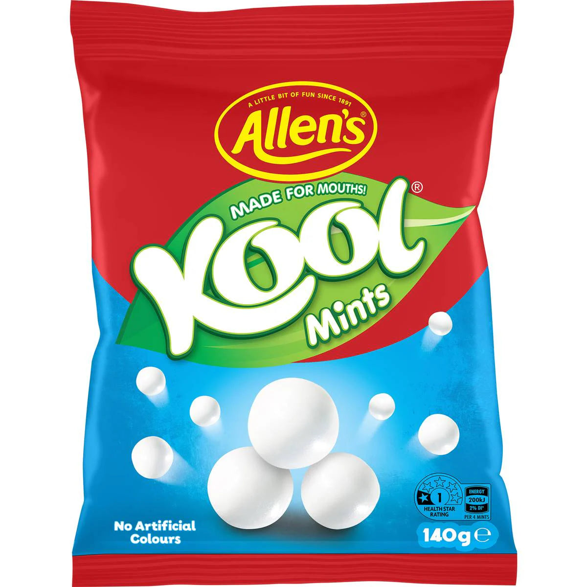 Kool Mints Lollies Bag | 140g | Allen's | YG-112569-MC-976946
