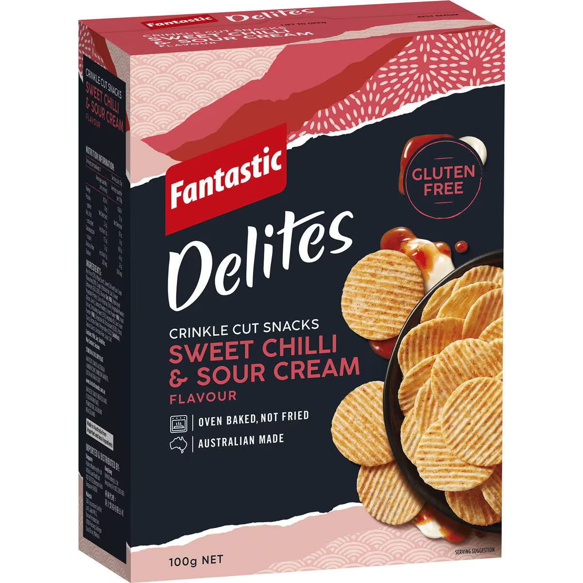 Delites Snacks Sweet Chilli & Sour Cream | 100g | Fantastic | YG-112625-MC-977388