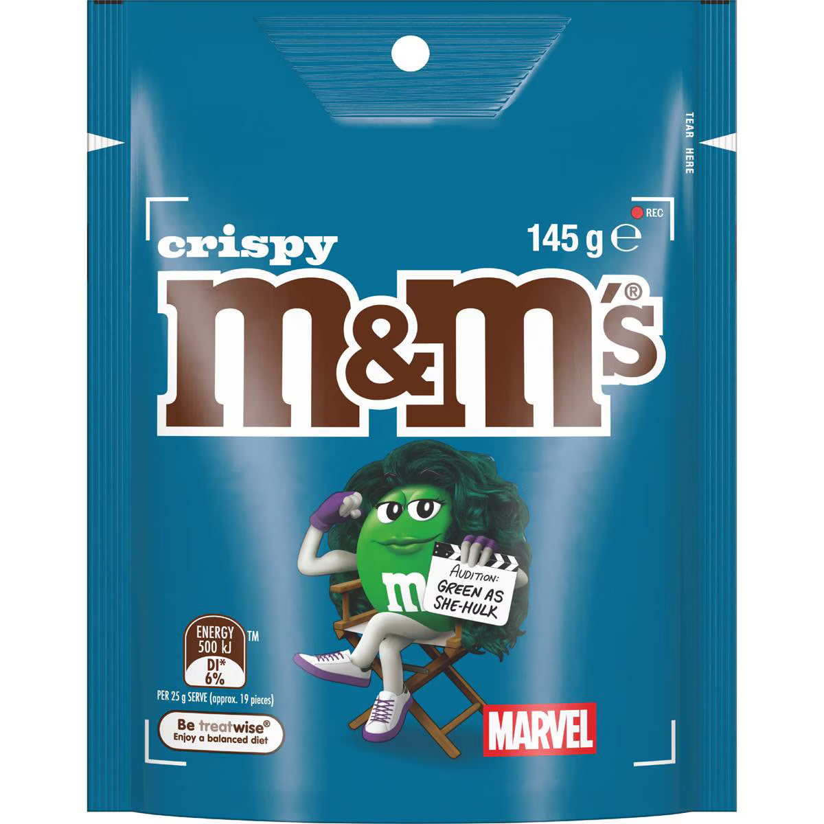 Crispy Milk Chocolate Snack & Share Bag | 145g | M&M's | YG-111764-MC-977483