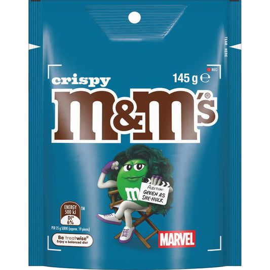 Crispy Milk Chocolate Snack & Share Bag | 145g | M&M's | YG-111764-MC-977483