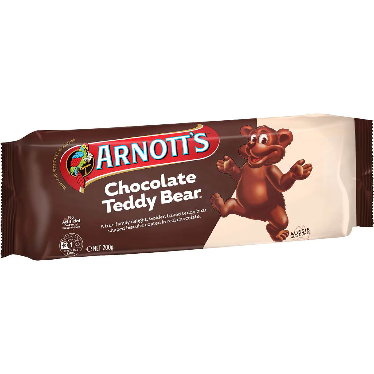 Chocolate Teddy Bear Biscuits | 200g | Arnott's | YG-112643-MC-977472
