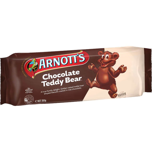 Chocolate Teddy Bear Biscuits | 200g | Arnott's | YG-112643-MC-977472