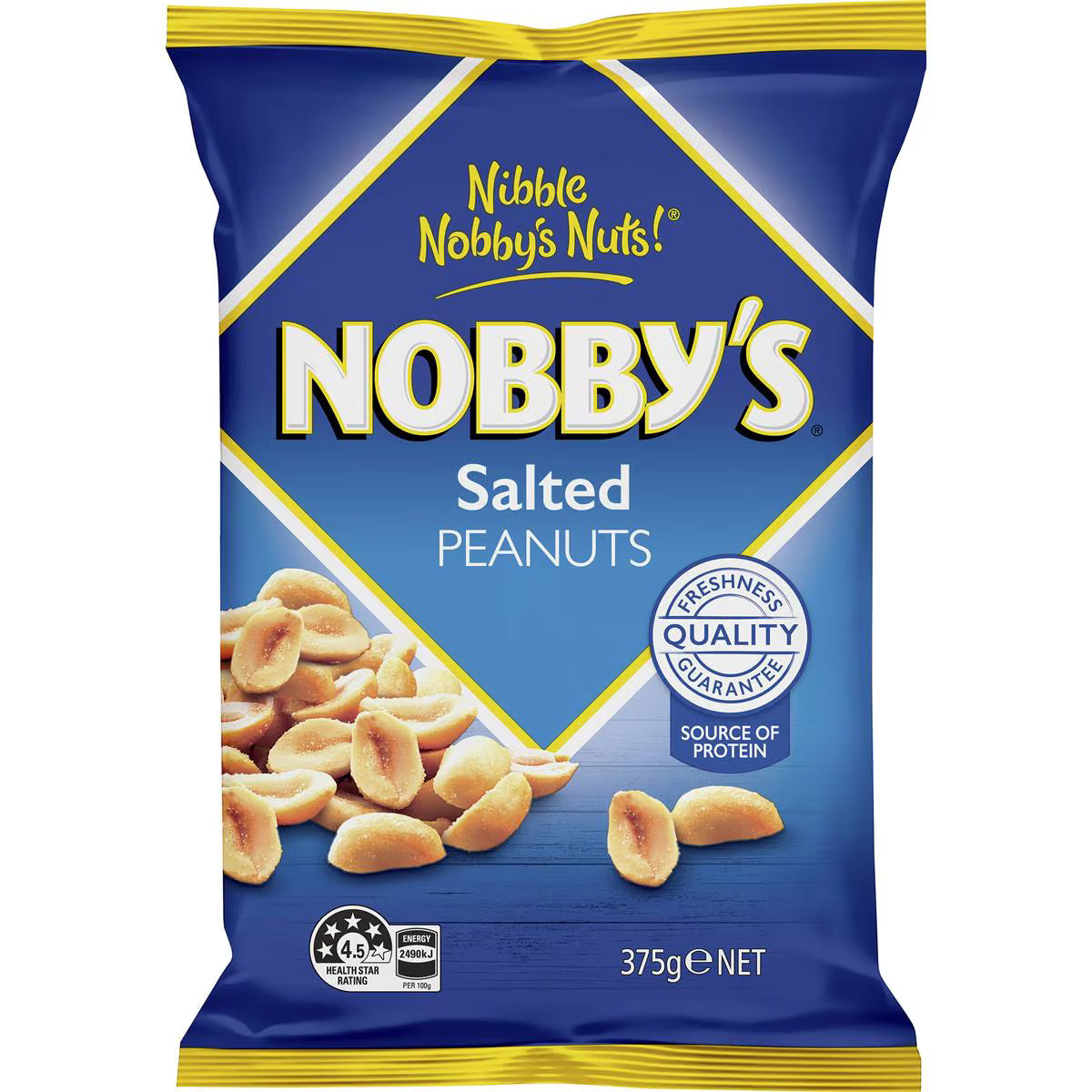 Pre-Peeled Peanuts Party Bag Salted | 375g | Nobby's | YG-007306-MC-976634