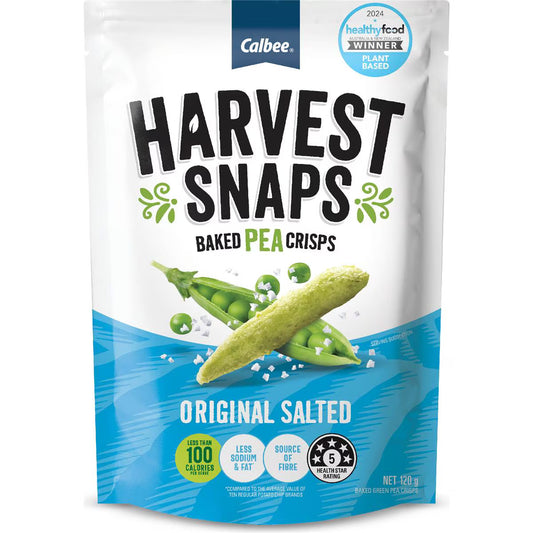 Baked Pea Crisps Original Salted | 120g | Harvest Snaps | YG-112517-MC-976669