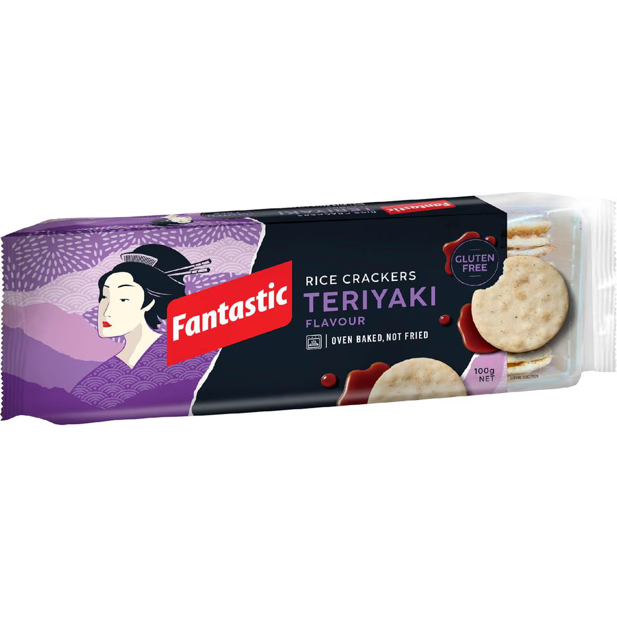 Rice Crackers Teriyaki | 100g | Fantastic | YG-007766-MC-977369