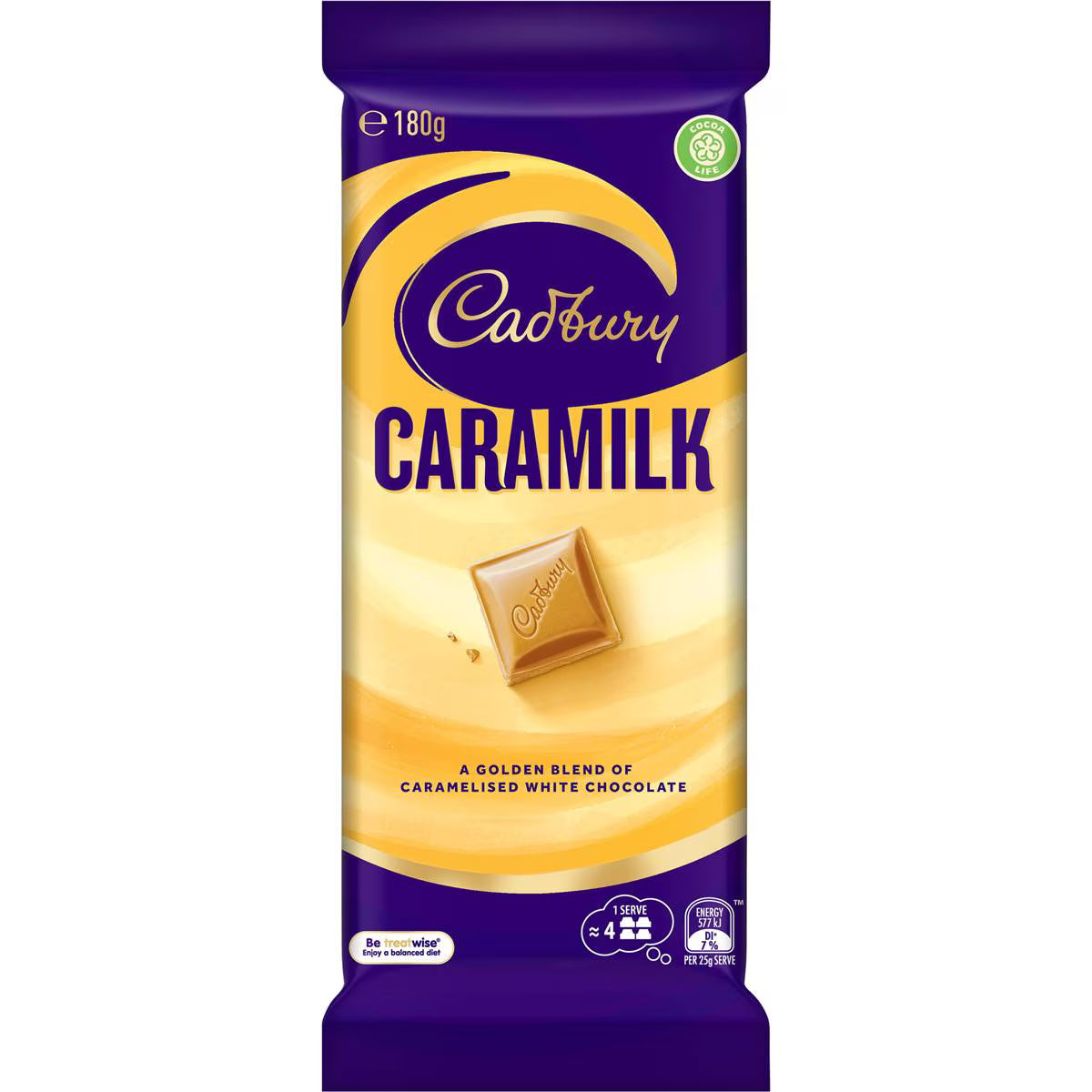 Caramilk Chocolate Block | 180g | Cadbury | YG-111782-MC-977536