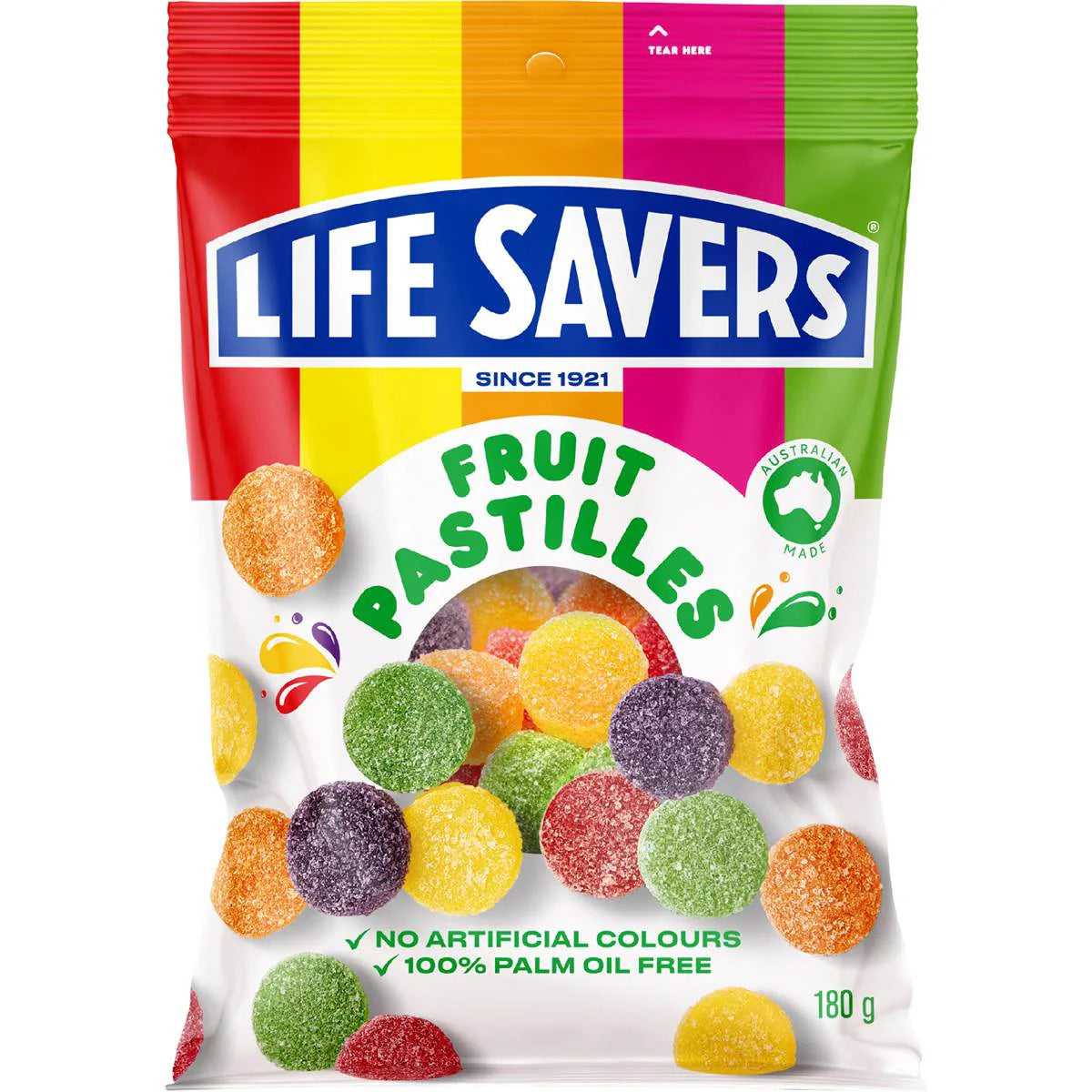 Fruit Pastilles | 180g | Life Savers | YG-112598-MC-977088