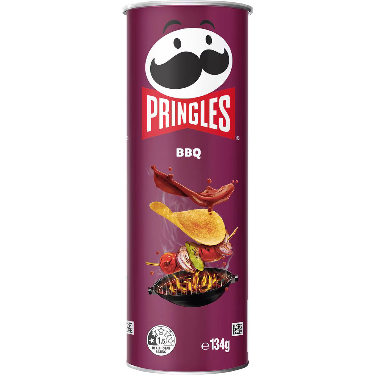 BBQ Stacked Potato Chips | 134g | Pringles | YG-111601-MC-976788