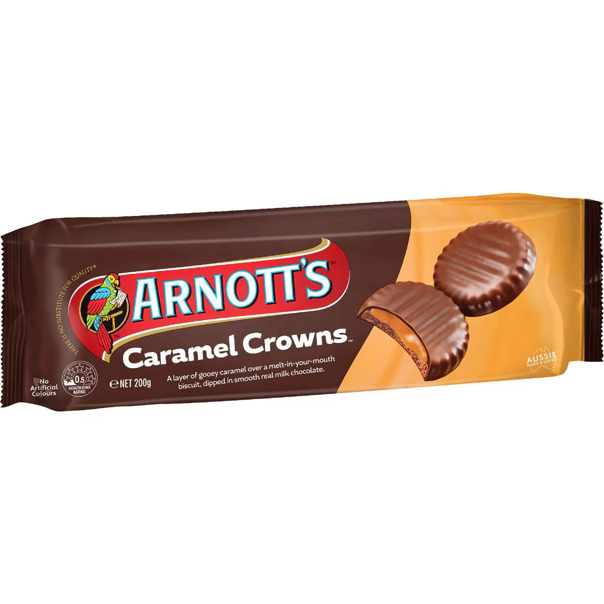 Caramel Crown Chocolate Biscuits | 200g | Arnott's | YG-111756-MC-977464