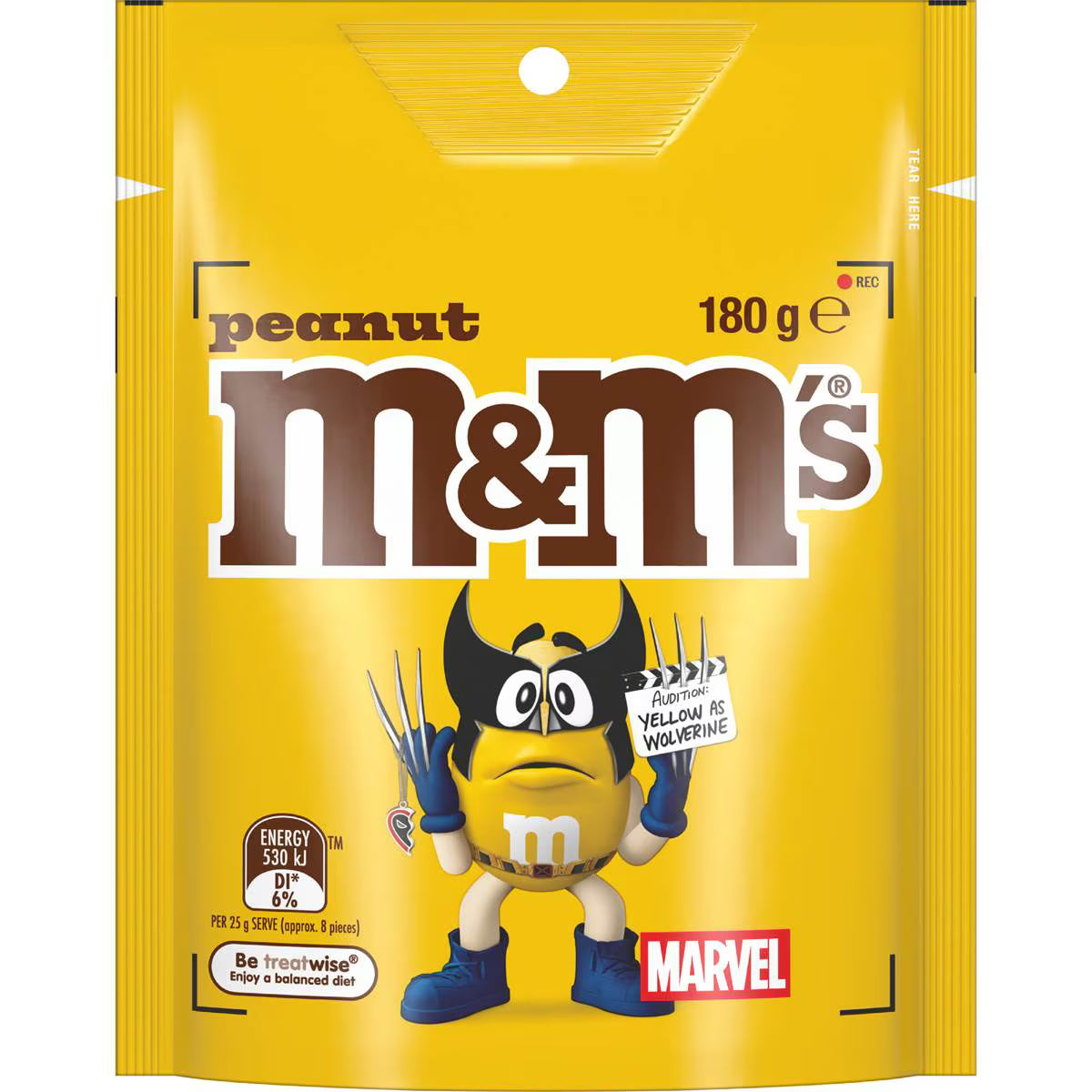 Peanut Milk Chocolate Snack & Share Bag | 180g | M&M's | YG-111763-MC-977481