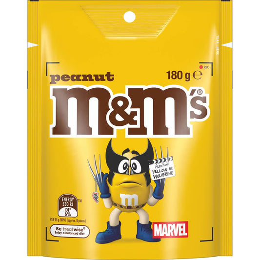 Peanut Milk Chocolate Snack & Share Bag | 180g | M&M's | YG-111763-MC-977481