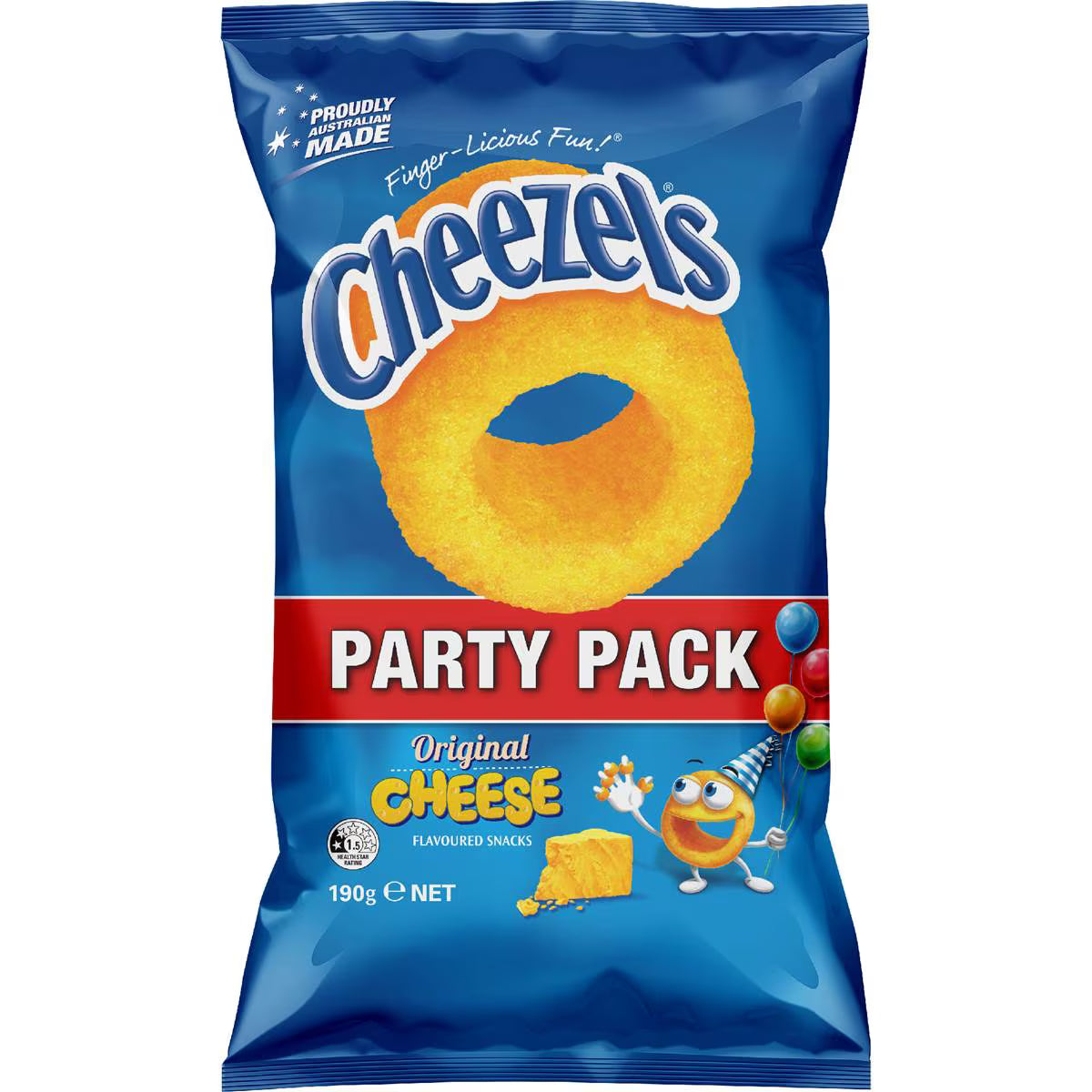 Original Cheese Party Pack | 190g | Cheezels | YG-112541-MC-976821