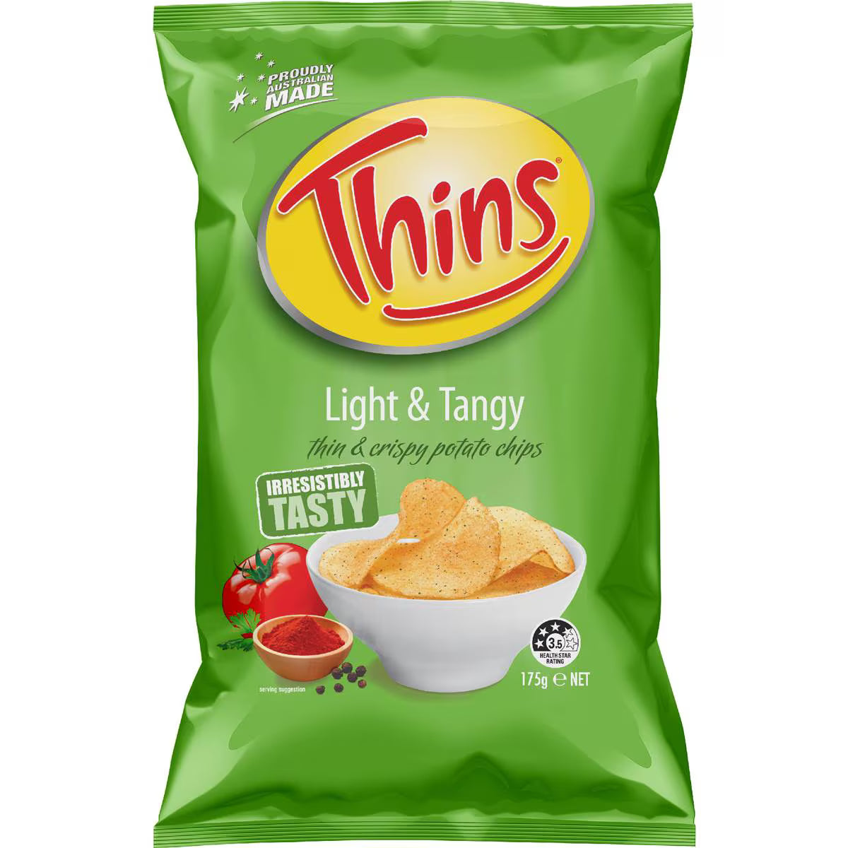 Chips Light & Tangy | 175g | Thins | YG-010539-WW-160209