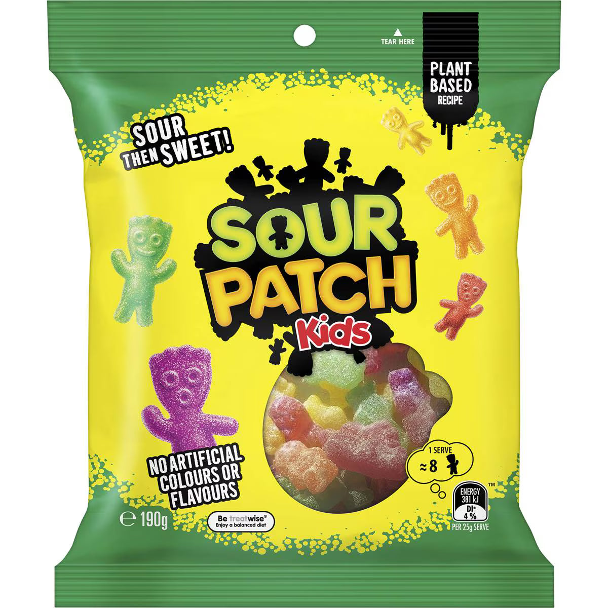 Lollies | 190g | Sour Patch Kids | YG-112587-MC-977021