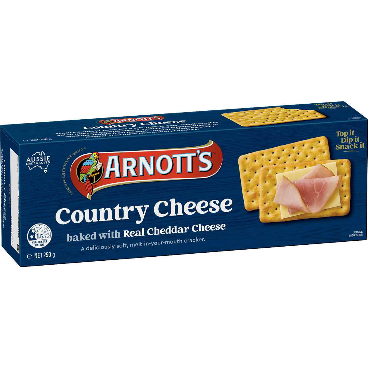 Country Cheese Crackers | 250g | Arnott's | YG-007005-WW-160225
