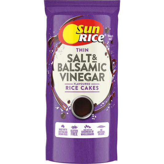 Thin Rice Cakes Salt & Balsamic Vinegar | 160g | Sunrice | YG-111713-MC-977359