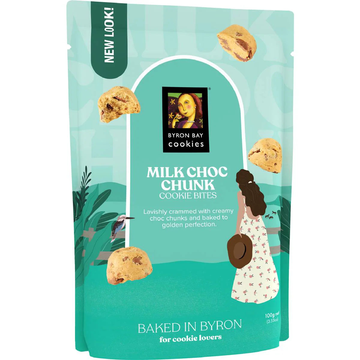 Milk Choc Chunk Cookie Bites | 100g | Byron Bay Cookies | YG-111752-MC-977459