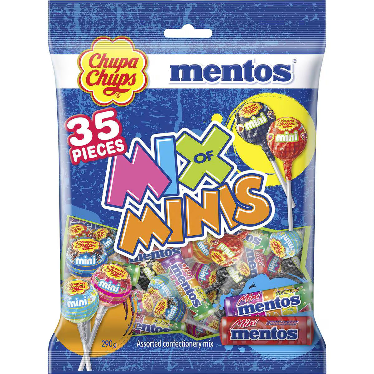 Mentos Mix Of Minis 35 Pieces | 290g | Chupa Chups | YG-112580-MC-976984
