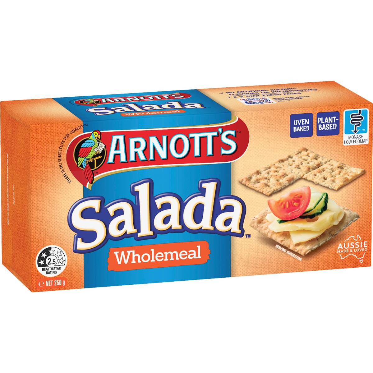 Salada Wholemeal Crispbreads | 250g | Arnott's | YG-007119-WW-160277