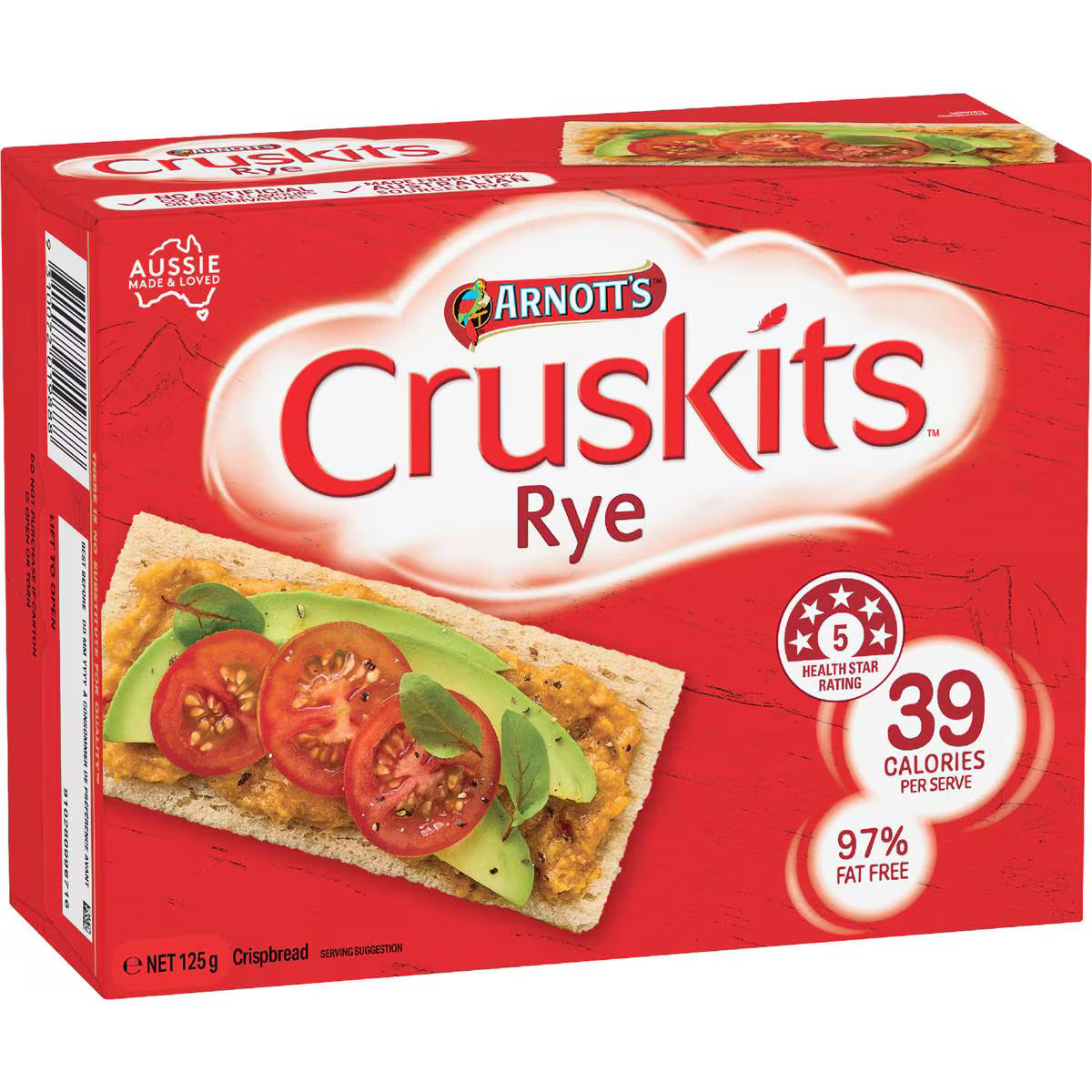 Cruskits Rye Crispbreads | 125g | Arnott's | YG-007173-WW-160302