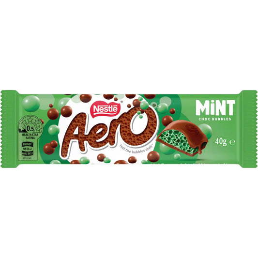 Peppermint Milk Chocolate Bar | 40g | Aero | YG-111824-MC-977653
