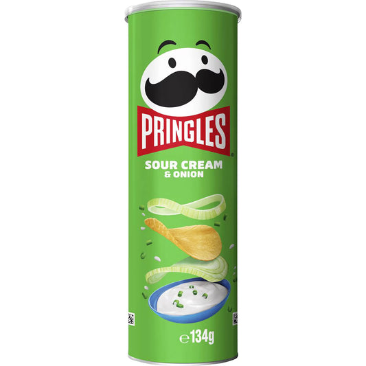 Sour Cream & Onion Potato Chips | 134g | Pringles | YG-111602-MC-976792
