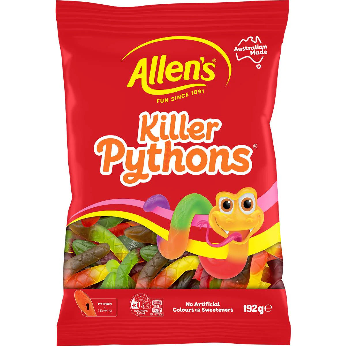 Killer Python Lollies Bag | 192g | Allen's | YG-111643-MC-976953