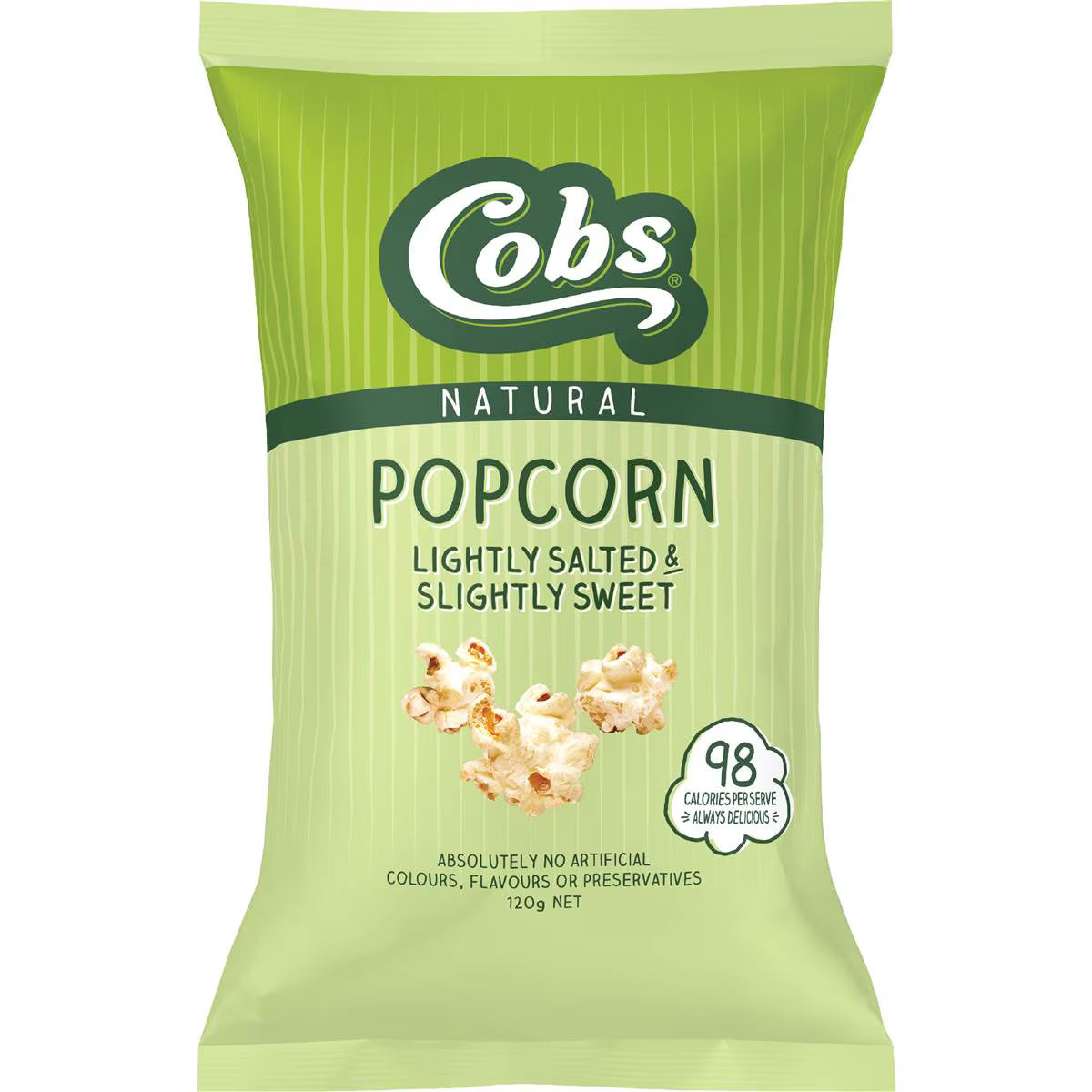 Natural Popcorn Lightly Salted Slightly Sweet | 120g | Cobs | YG-112521-MC-976688