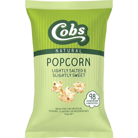 Natural Popcorn Lightly Salted Slightly Sweet | 120g | Cobs | YG-112521-MC-976688