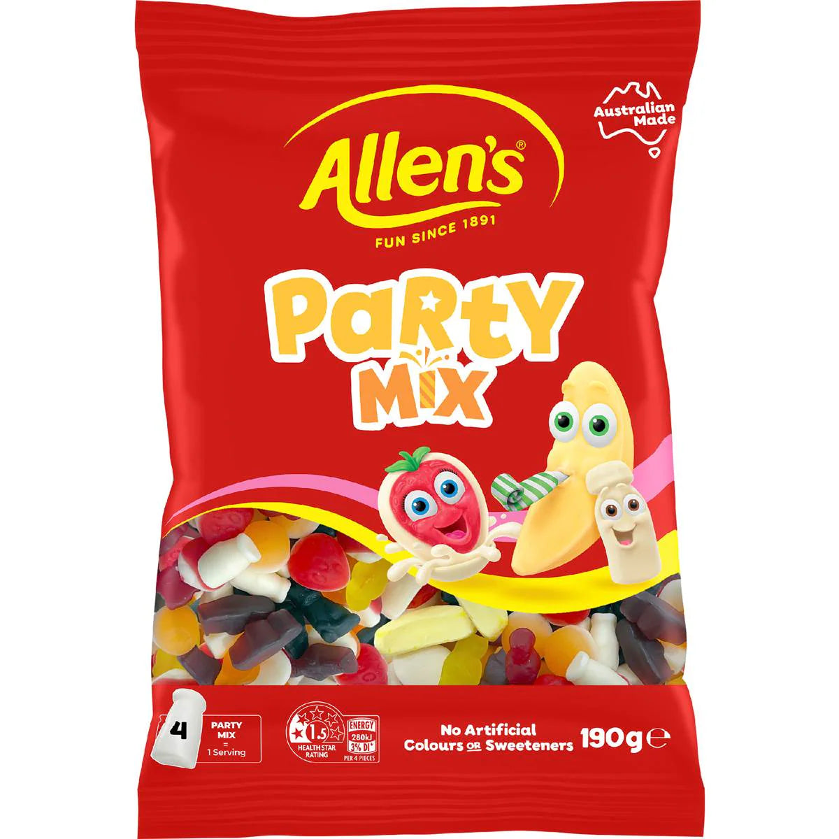 Party Mix Lollies Bag | 190g | Allen's | YG-111647-MC-976962