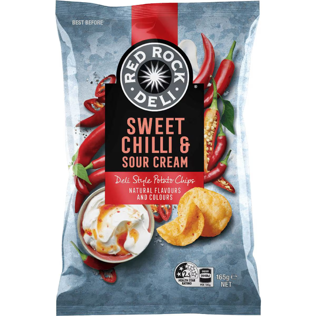 Potato Chips Sweet Chilli & Sour Cream | 165g | Red Rock Deli | YG-112539-MC-976807