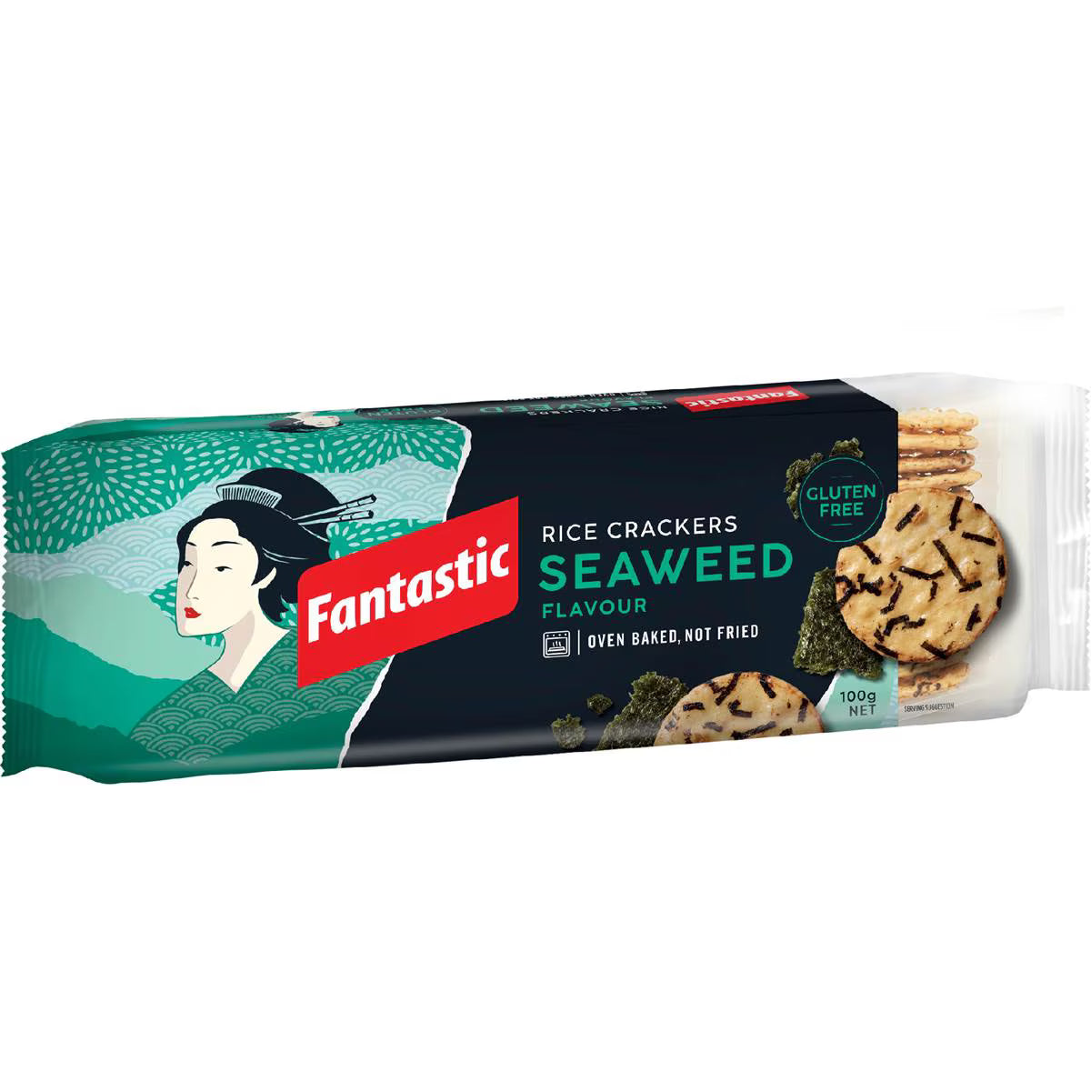 Rice Crackers Seaweed | 100g | Fantastic | YG-111720-MC-977371