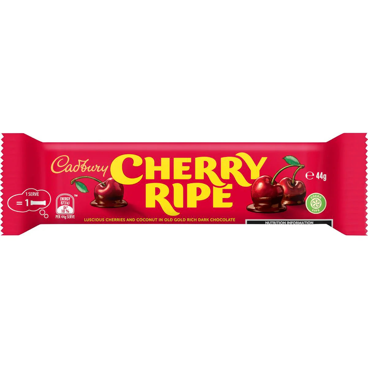 Cherry Ripe Dark Chocolate Bar | 44g | Cadbury | YG-112698-MC-151505