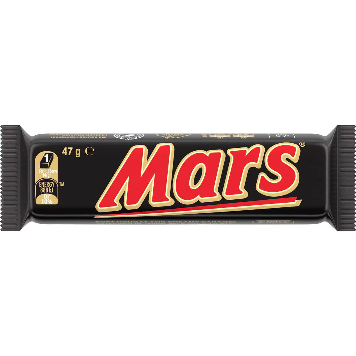 Chocolate Bar With Nougat & Caramel | 47g | Mars | YG-112678-MC-977590