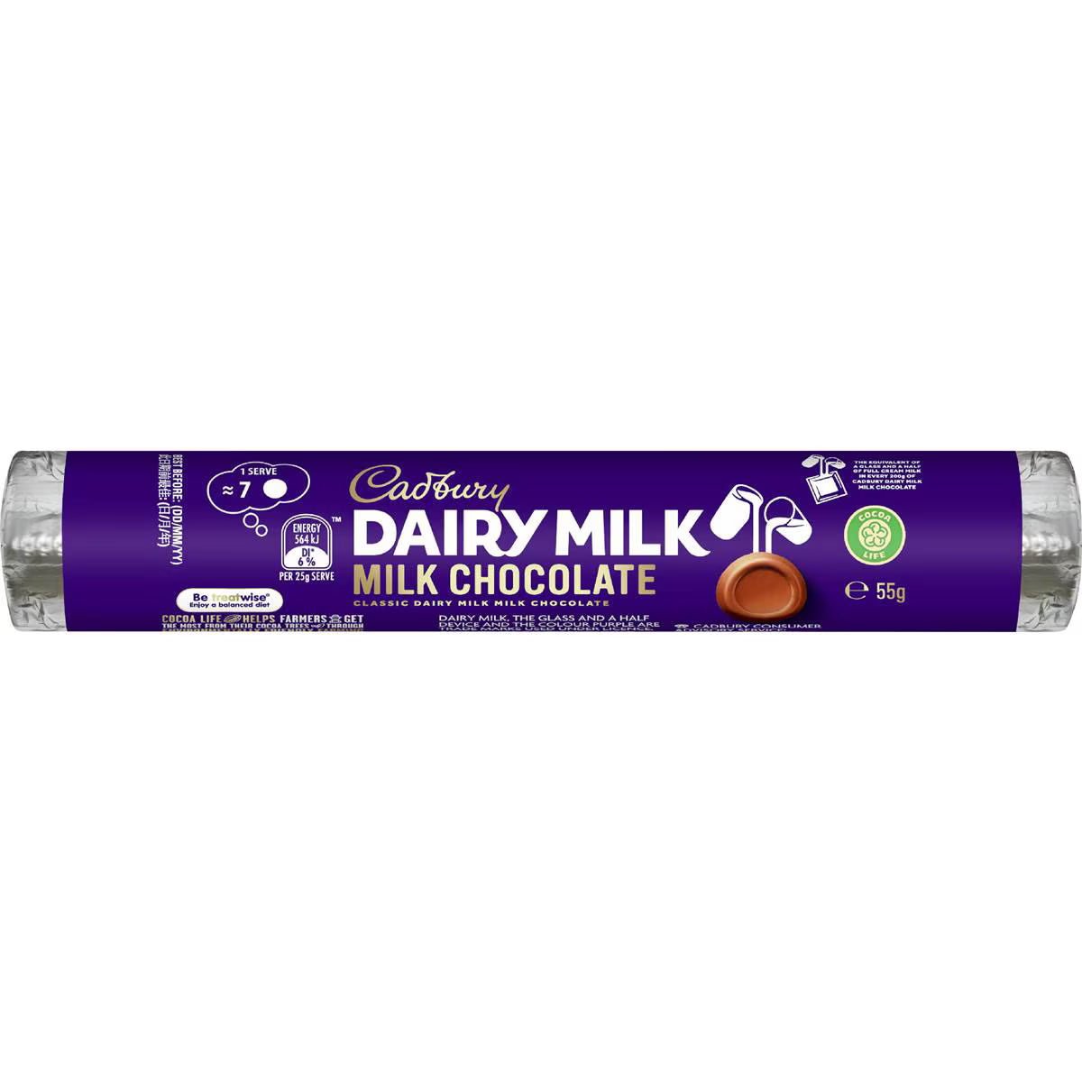 Dairy Milk Chocolate Bar Roll | 55g | Cadbury | YG-112696-MC-977640