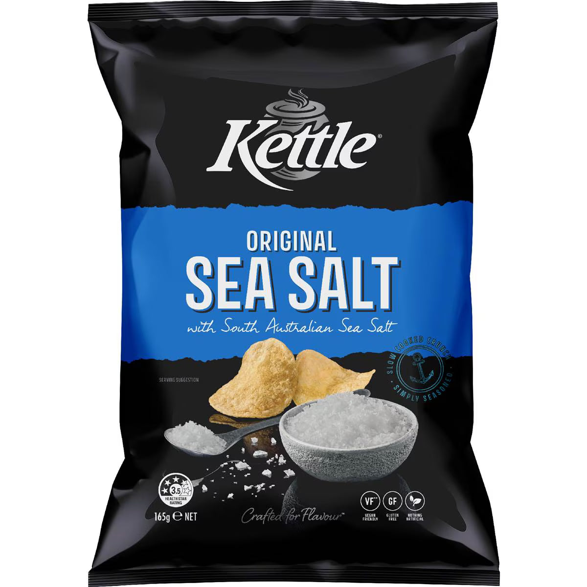 Original Sea Salt Potato Chips | 165g | Kettle | YG-112534-MC-976793