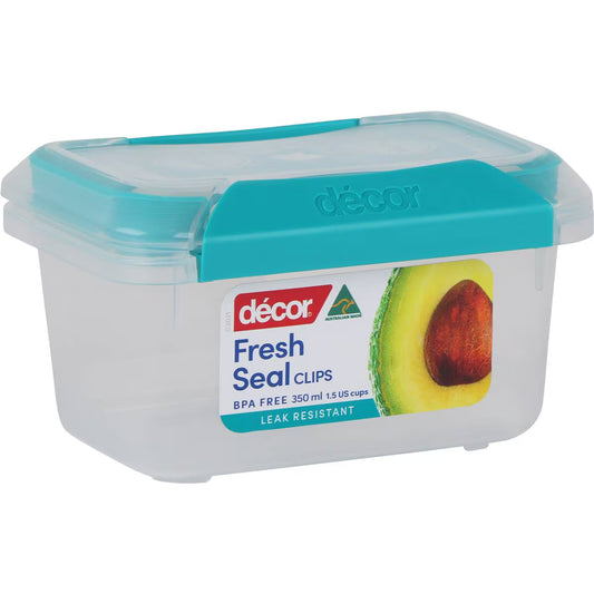 Fresh Seal Clips Oblong Container 350ml | 350ml | Decor | YG-112987-MC-978931