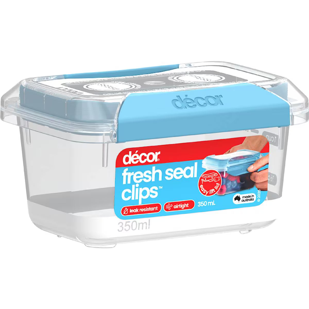 Fresh Seal Clips Oblong Container 350ml | 350ml | Decor | YG-112987-MC-978931
