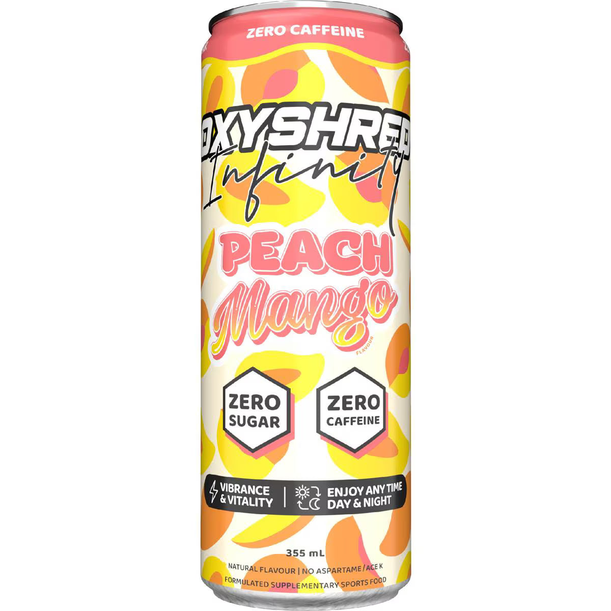 Infinity Peach Mango Can | 355ml | Oxyshred | YG-112462-MC-975601