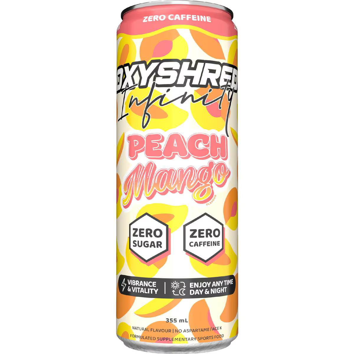 Infinity Peach Mango Can | 355ml | Oxyshred | YG-112462-MC-153543